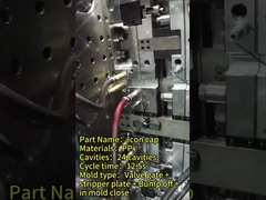 Moulures d'injection en acier à finition de surface texturée professionnelle pour bouchon de bouteille multi-cavité