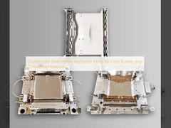 Moldes d'appareils électroménagers en acier personnalisés pour les caractéristiques de la poêle à froid et de la poêle à crisper